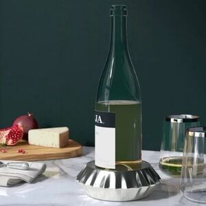 Set of 8 Threshold Silver Wine Bottle Stand